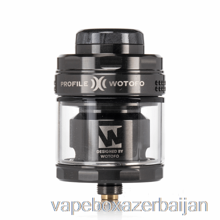 E-Juice Vape Wotofo Profile X 28mm RTA Gunmetal